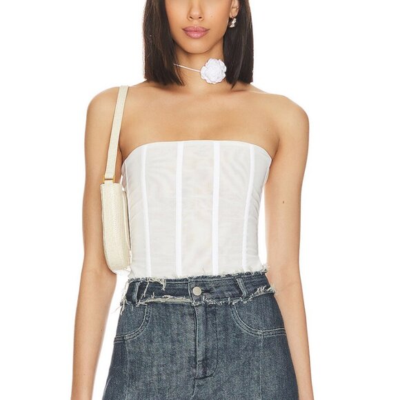 Miaou White Libra Corset - Picture 4 of 6